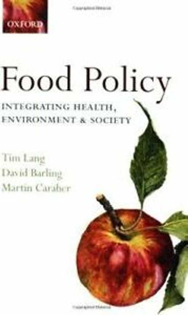 ISBN Food Policy ( Integrating health environment and society ), Tim Lang, David Barling, Martin Caraher, Englisch, Oxford University Press, 19/03/...