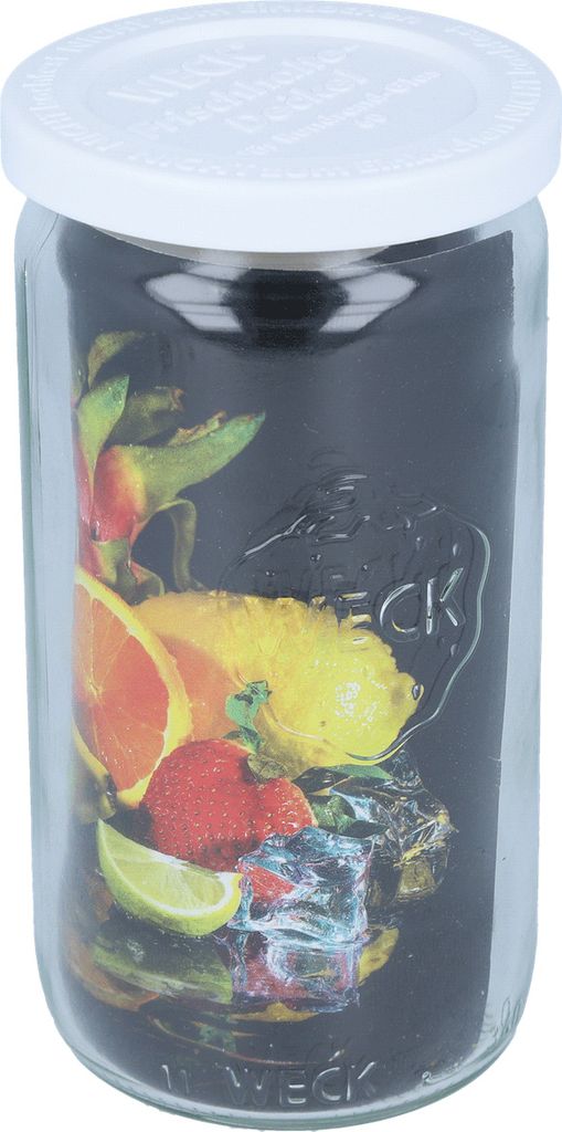 WECK® Glas Zylinderform mit Deckel 340 ml EUROHOME® Produktbild 