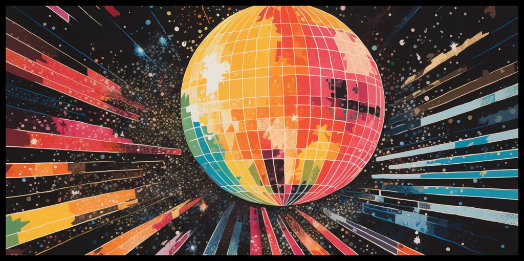 Plakat 91,3x44,5cm Disco Spiel!