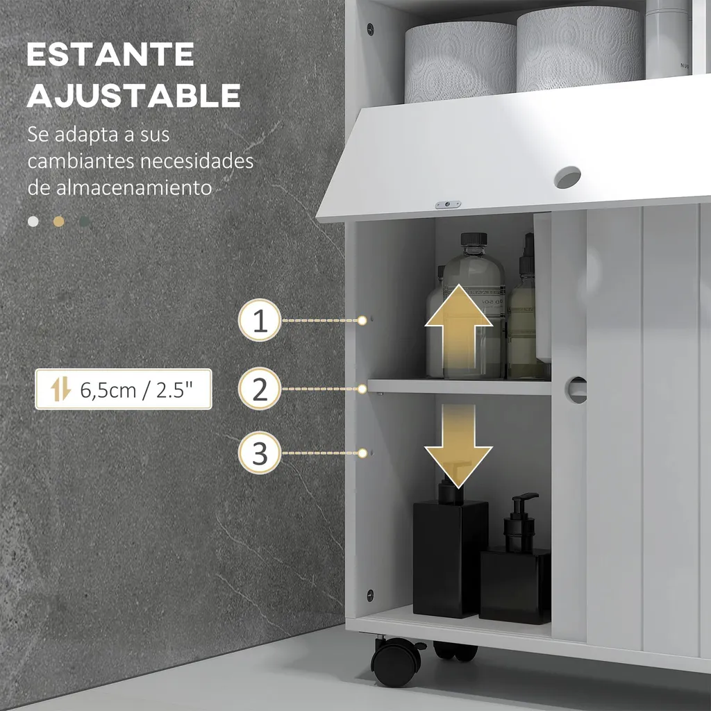 Armoire de rangement fine pour optimiser les espaces perdus de 17 cm - 6