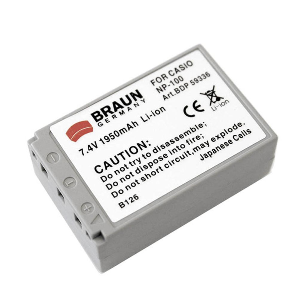 Bateria CASIO NP-100 (BDP-CNP100, 1950 mAh) Zdjęcie produktu 
