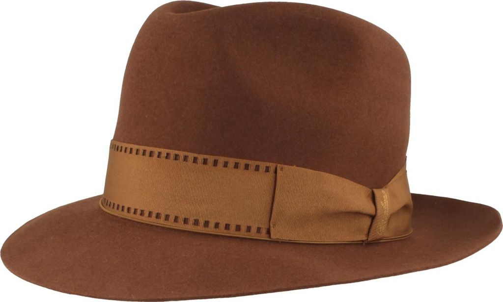 Borsalino Humphrey Bogart Original Filzhut inspieriert von den Film-Klassikern, braun, Gr. 61/XL