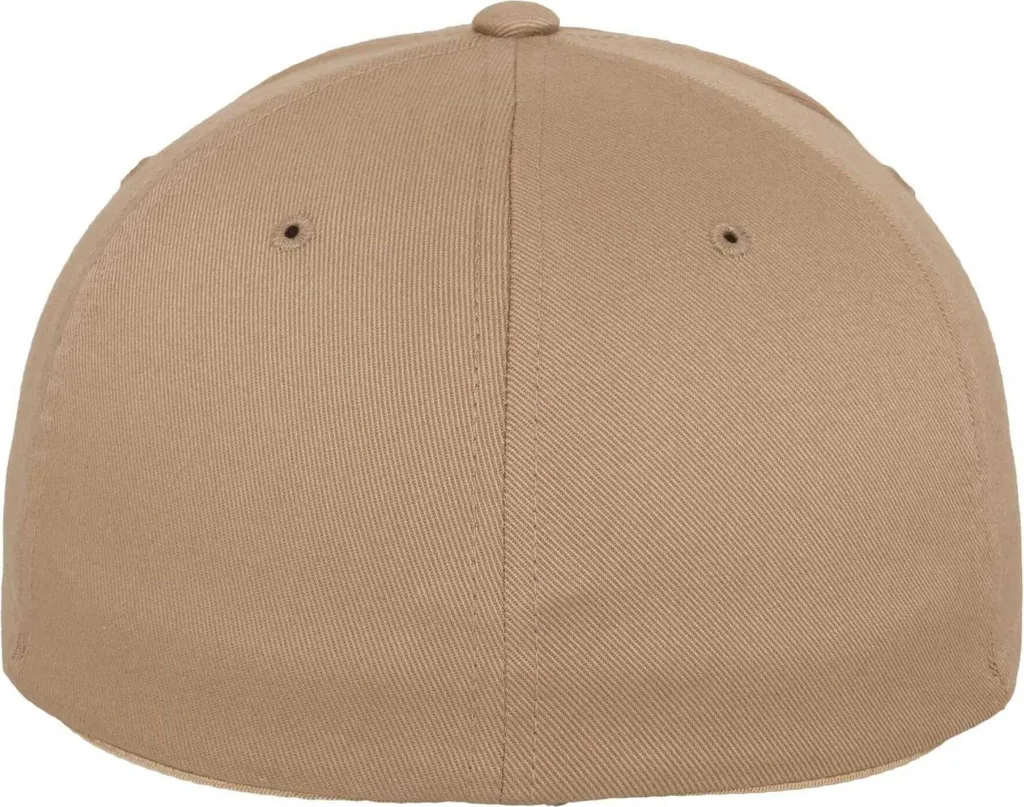 Flexfit BC7201 XXL Cappellino Wooly Combed Marrone Cachi Premium - 2