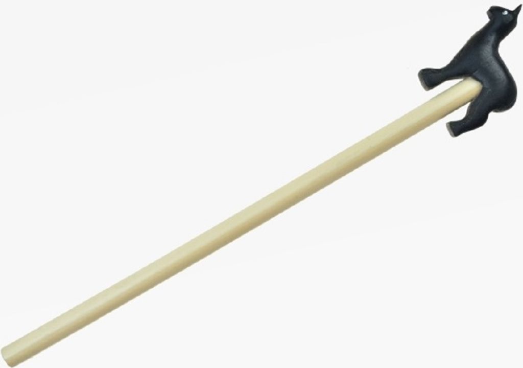 Holzbleistift - schwarzes Alpaka