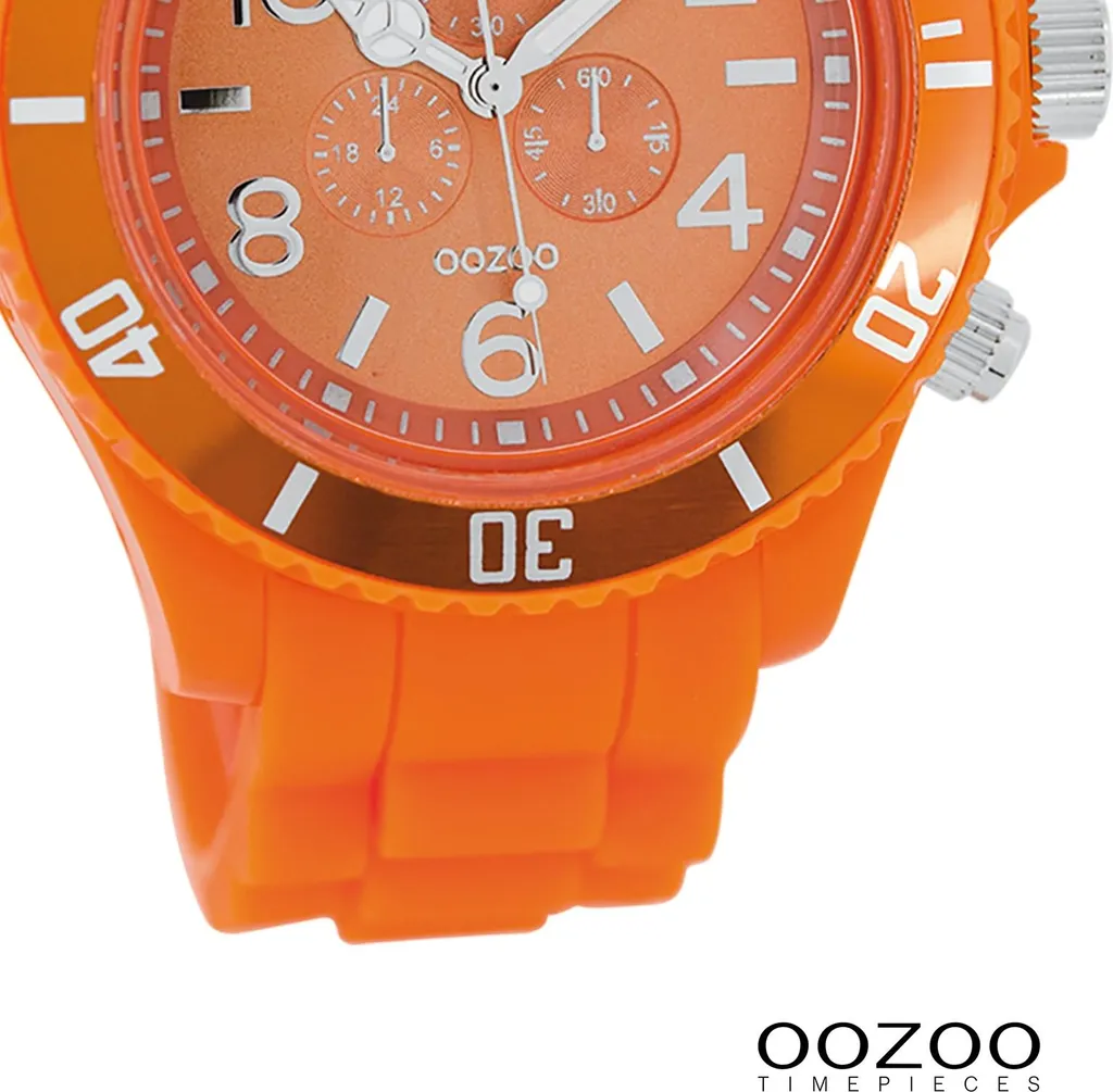 Orologio Oozoo Arancione Silicone UOC4836A | Donna Analogico Quarzo - 3