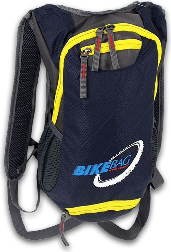 Bag Street Nylon Rucksack Herren Damen Sporttasche blau grau 20x41x12 OTJ614B