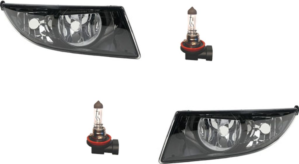 Johns, Nebelscheinwerfer Nebellicht kompatibel zu Skoda Fabia 54 10-12/14 Set L R m. H8 5J0941701C 5J0941699C 5J0941702C 5J0941700C