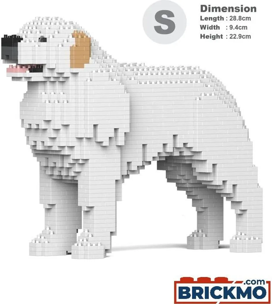 Statue Chien de Montagne des Pyrénées JEKCA Incassable Sans Colle 3D