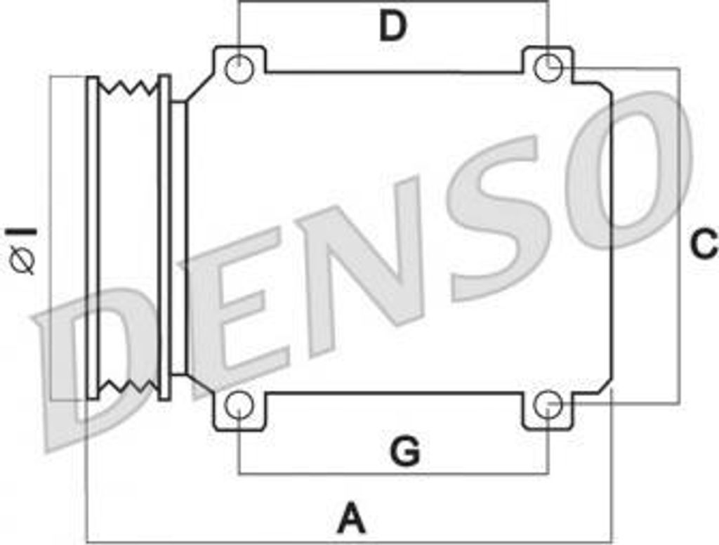 DENSO Kompressor, Klimaanlage DCP50240