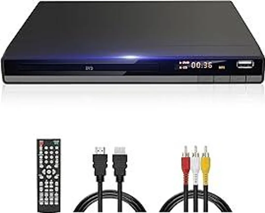 Lettore DVD Economico HDMI 1080P | DVD-168 USB Tutto Incluso