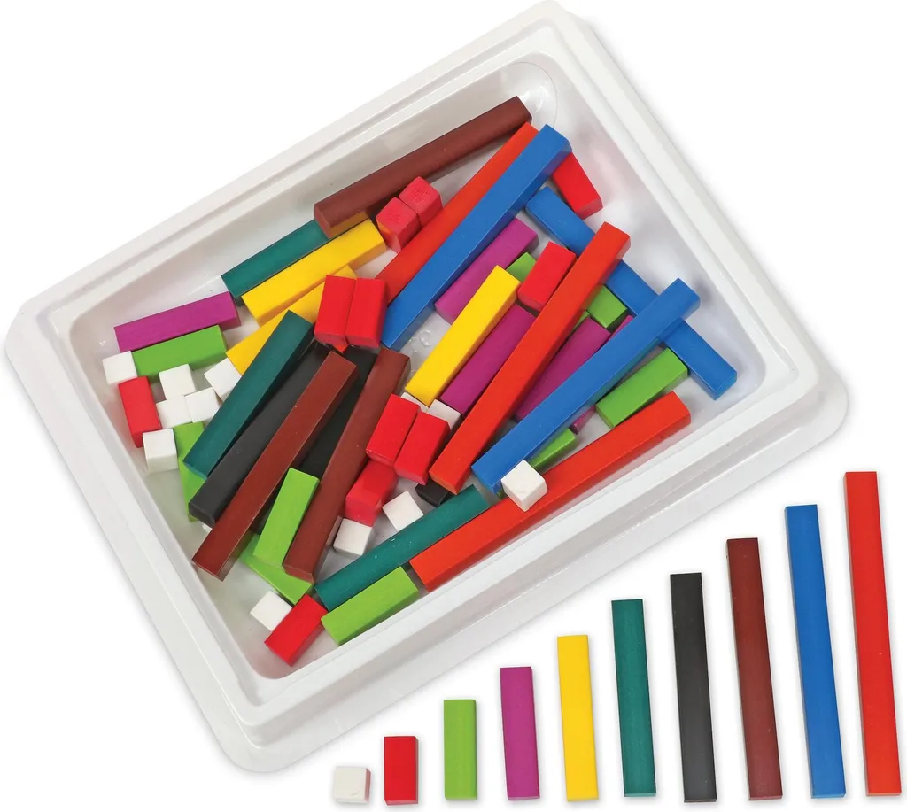 Learning Resources Bâtonnets Cuisenaire en bois Kit d'initiation Maths - 2