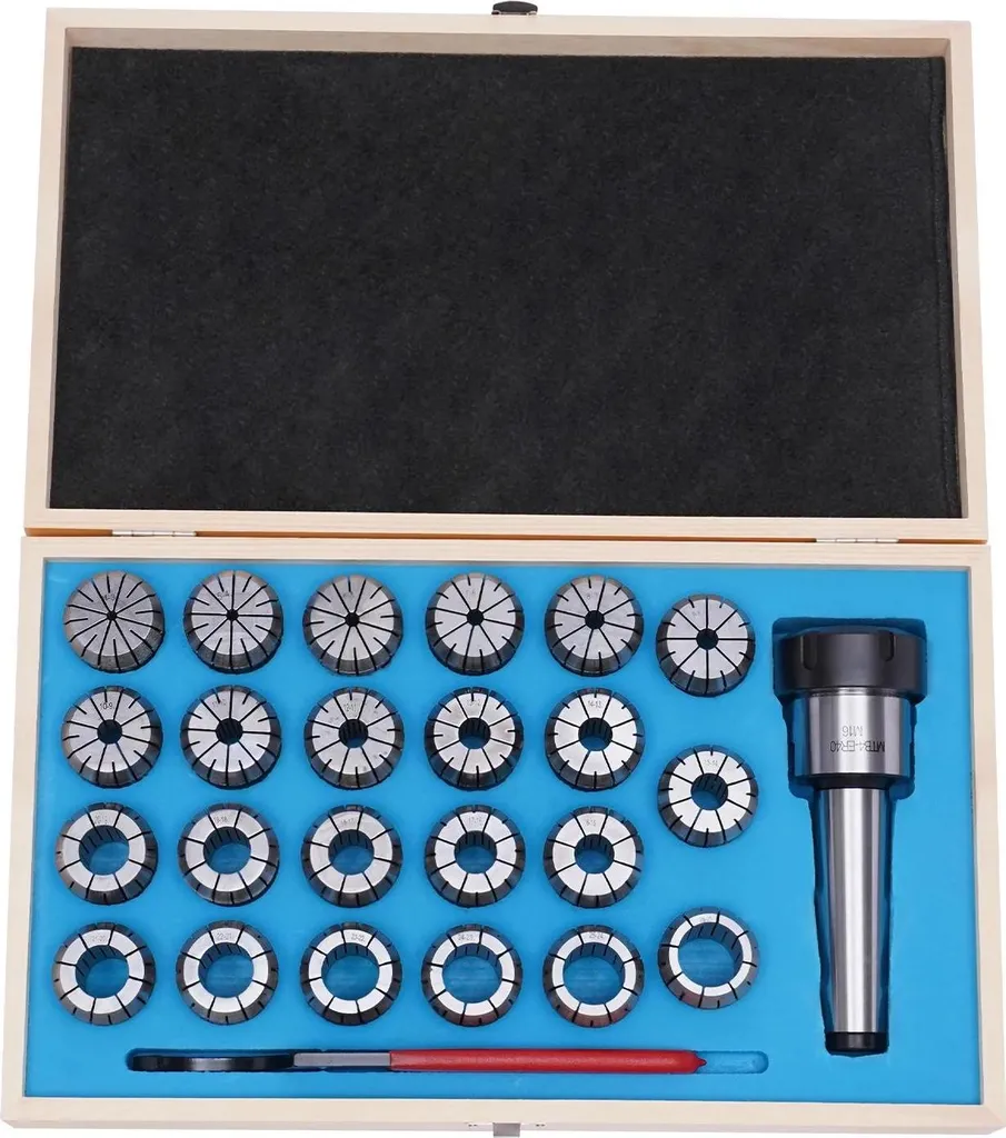 Mandrin à pinces MTB4-ER40 avec queue et coffret de rangement complet