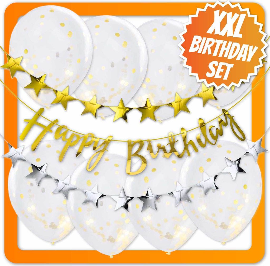 Súprava dekorácií Happy Birthday XXL Obrázok produktu 