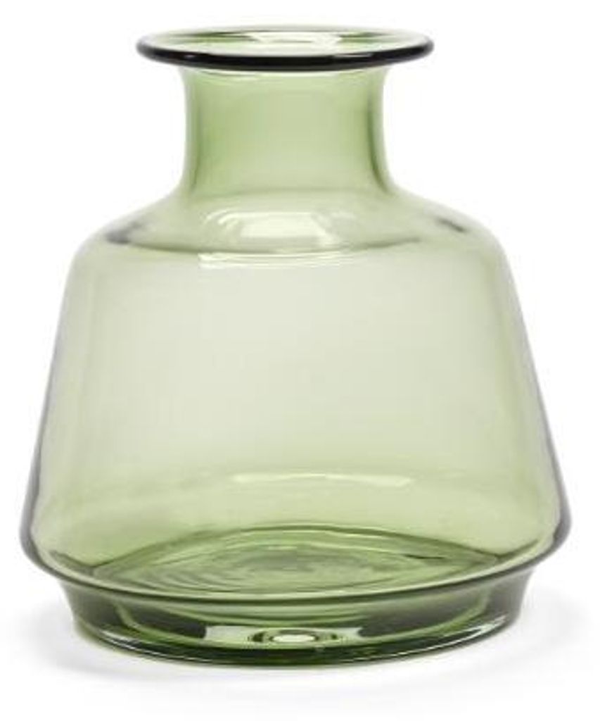 Serax Vase - Blumenvase, Glas, Grün, D 20 cm, H 20 cm