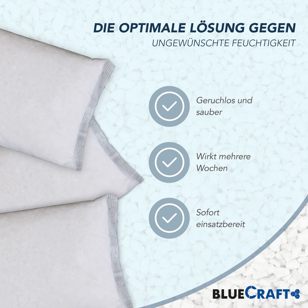10 x 1000g Luftentfeuchter Granulat im Vliesbeutel Produktbild 3