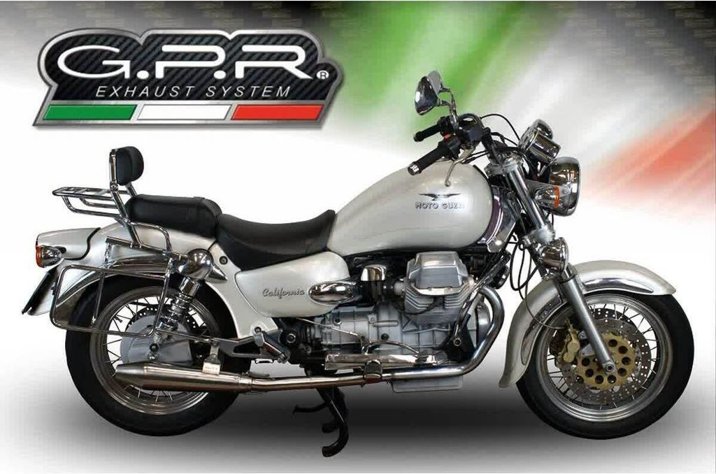 GPR Vintacone Slip-on Auspuffanlagen für Moto Guzzi California 1100 1997-2002