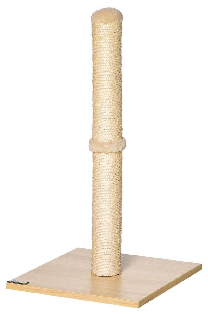 PawHut Kraboom met bal, 60 cm, spaanplaat, sisal Productafbeelding 