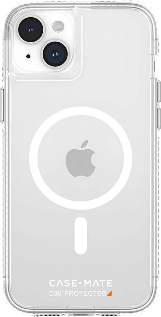 Évitez la casse de votre iPhone 15 Plus - Coque Case-Mate D3O MagSafe Claire