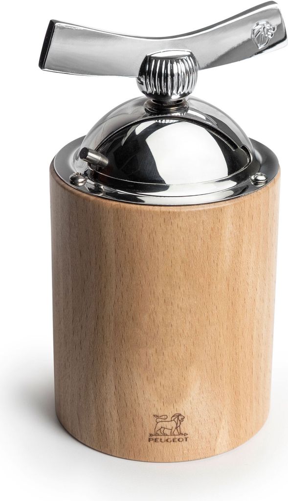 Peugeot Isen Leinsamenmühle Lein Samen Mühle Buchenholz / Edelstahl Natur 13 cm 34535