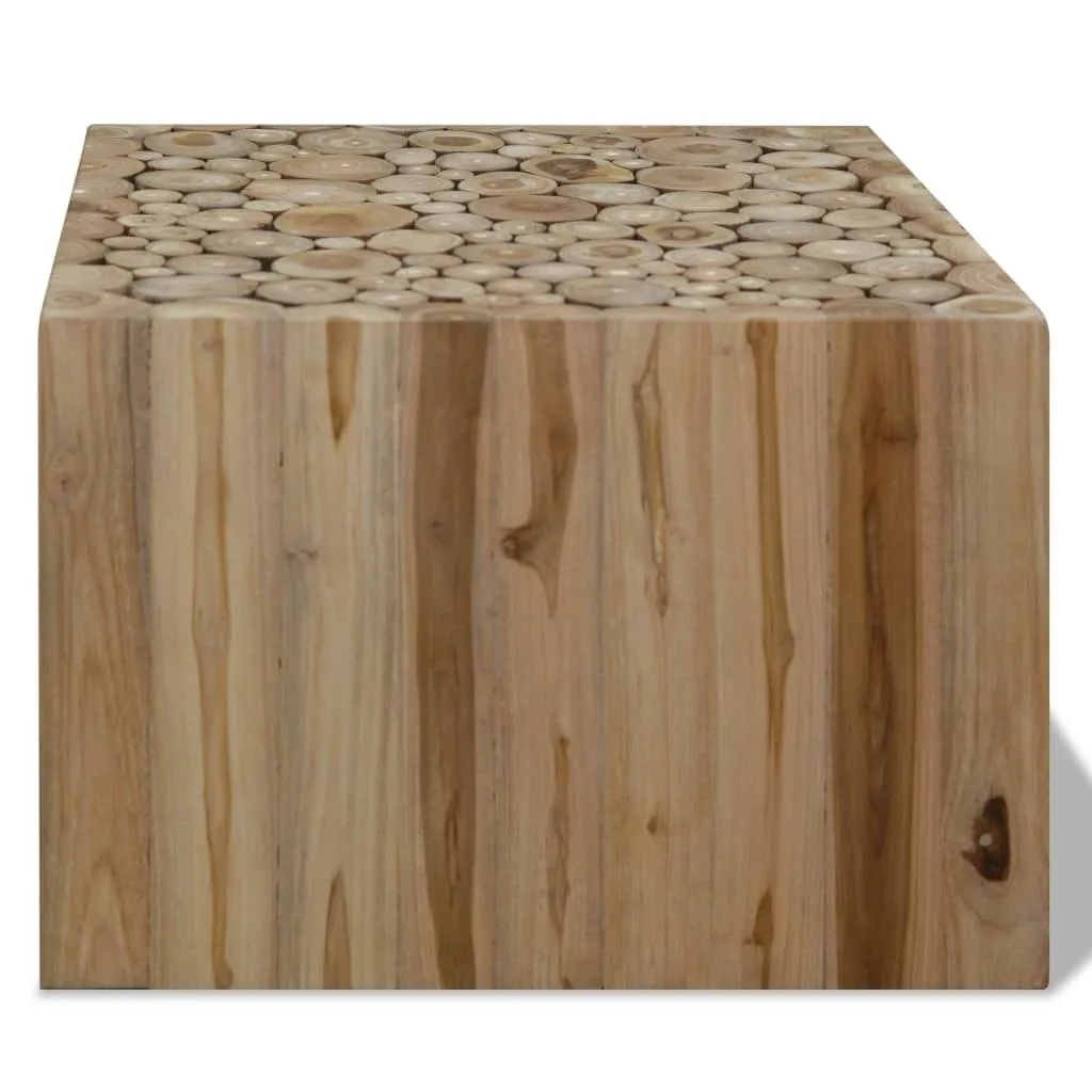 Table basse bois véritable 50 cm stable et durable pour séjour chic - 2