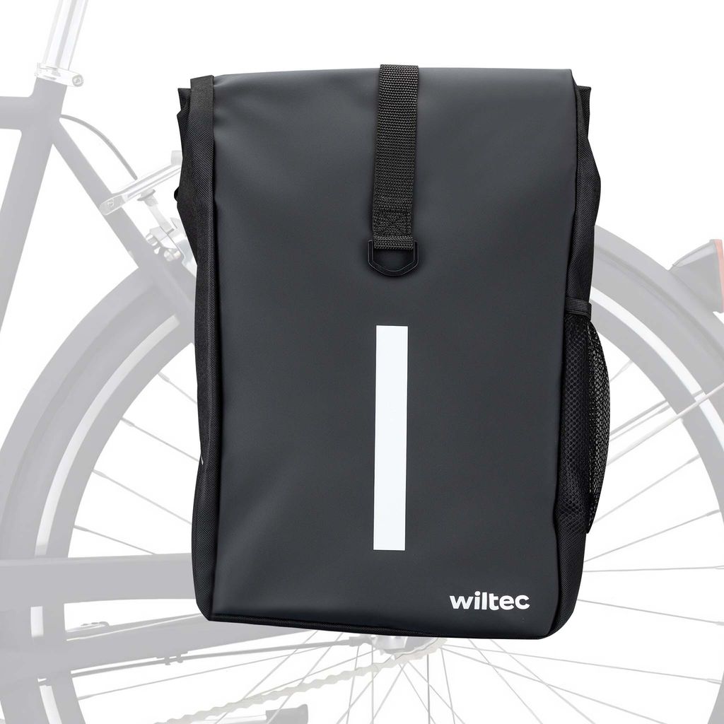 Wiltec brašna na nosič matná černá, brašna na kolo na nosič Obrázek produktu 