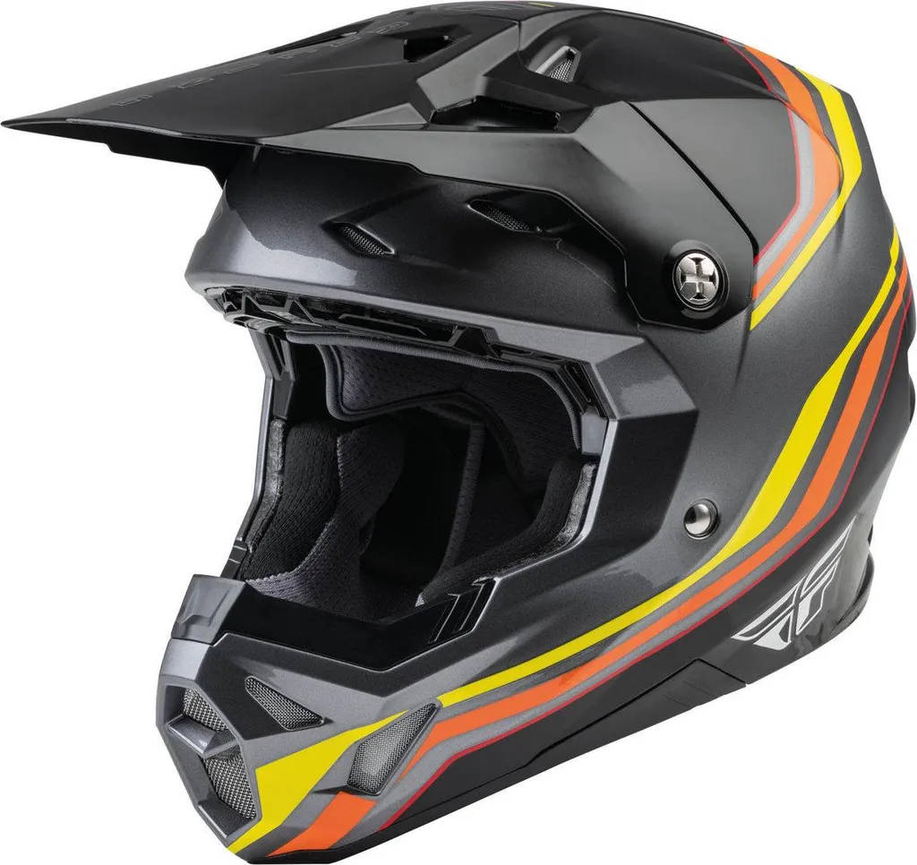 Casque Cross Fly Racing Formula CP Idéal pour Compétition et Loisir L