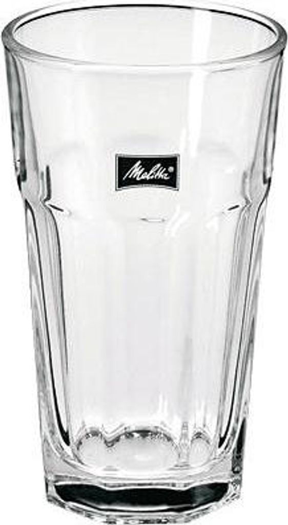 Melitta Latte Macchiato Glas "M-Cups", 0,33 l aus Bleikristall, Höhe: 130 mm