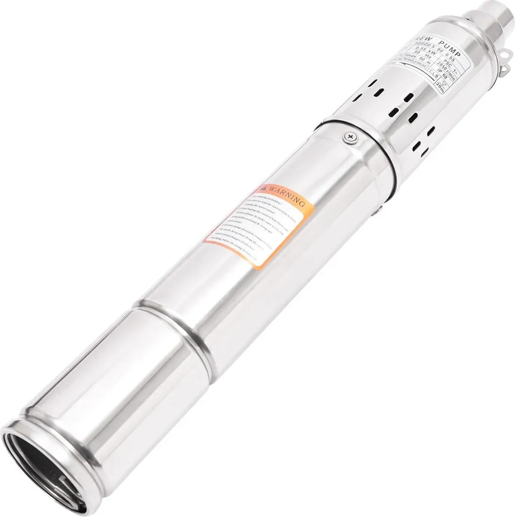 Pompe immergée 550W de diamètre 9,5cm pour forage et puits de 60m