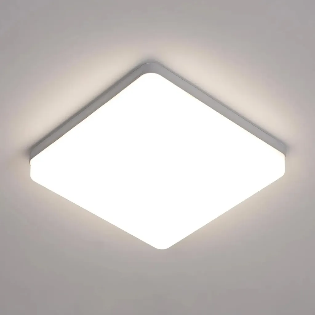 Plafonnier LED pour Cuisine et Bureau - Éclairage Carré 36W Blanc Neutre