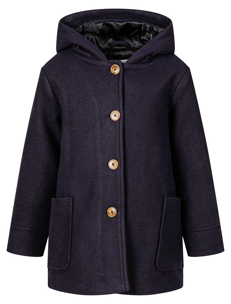 Minoti - Mantel für Mädchen, Winter, Kurz MN510 (104) (Blau)