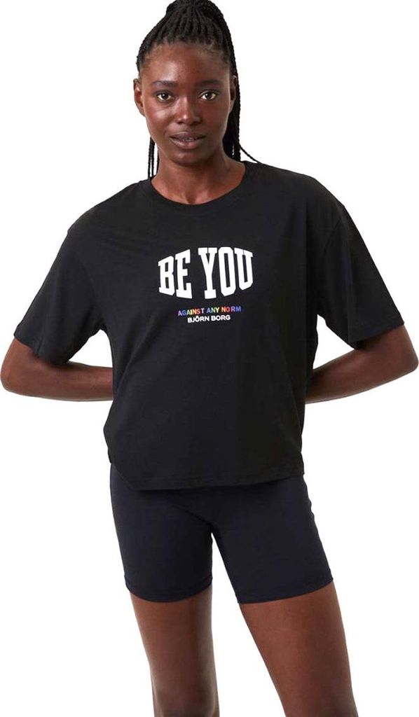 Björn Borg - Damen - Borg Be You Loose T-Shirt - Schwarz - Gr. S