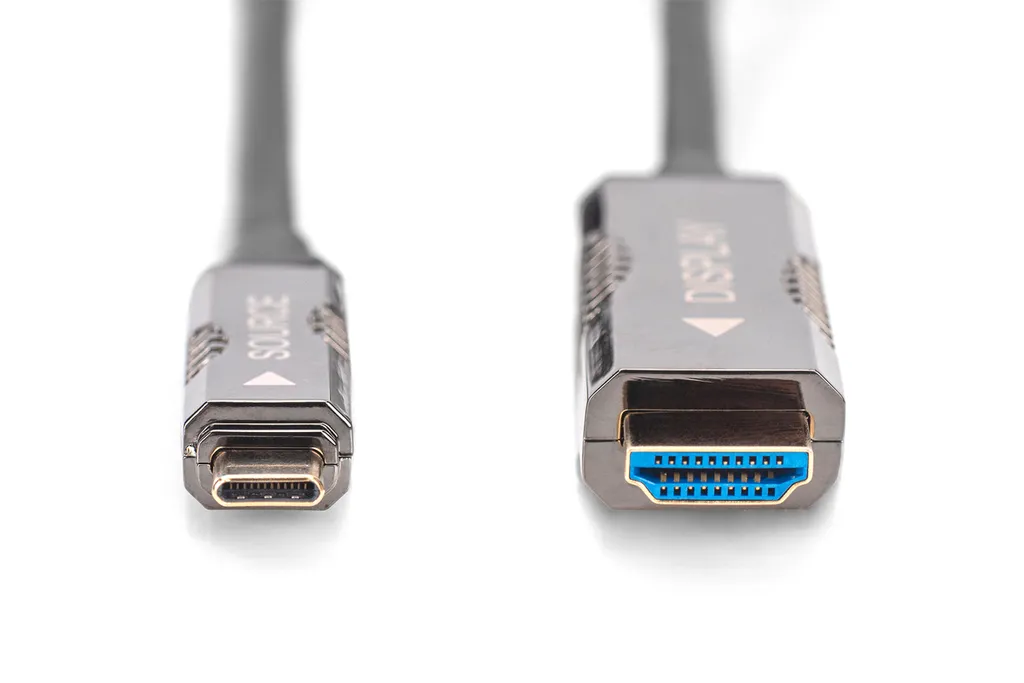 Cavo Digitus 15m USB-C HDMI 4K - Standard Professionale per Uffici - 3