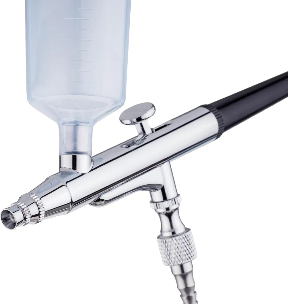 Aérographe de précision double action avec coffret buse 0,2 et 0,3 mm