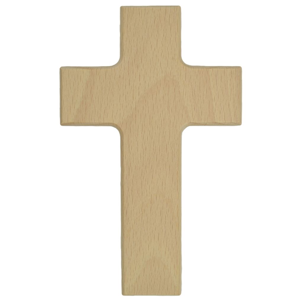 Holzkreuz blanko zum Aufhängen, Wandkreuz zum