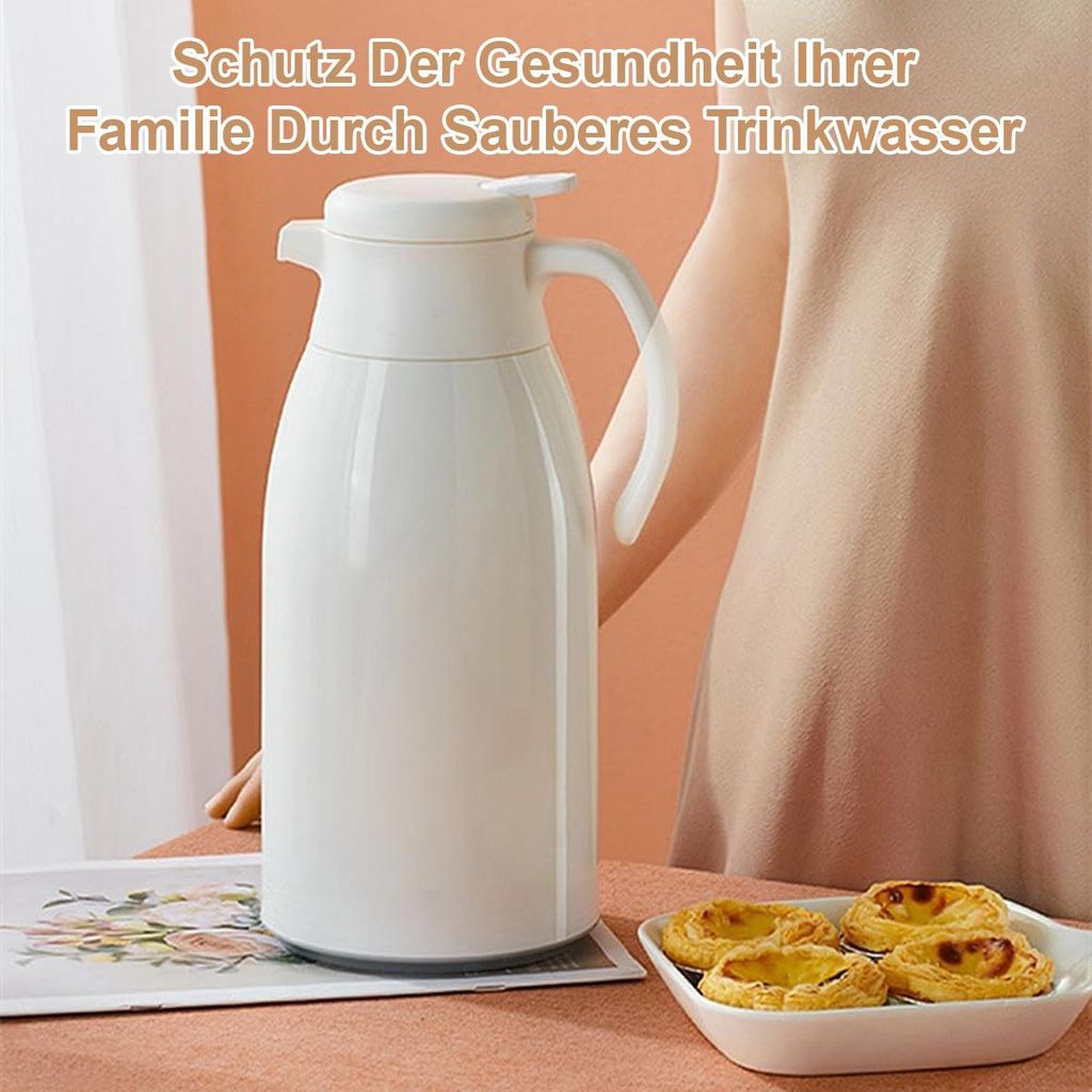 2L thermoskanne,Edelstahl isolierkanne,48h