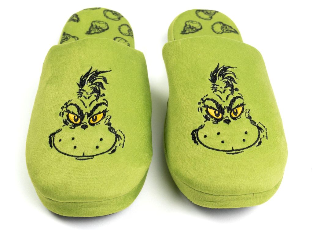 The Grinch Hausschuhe für Herren und Damen - Uni Puschen Produktbild 