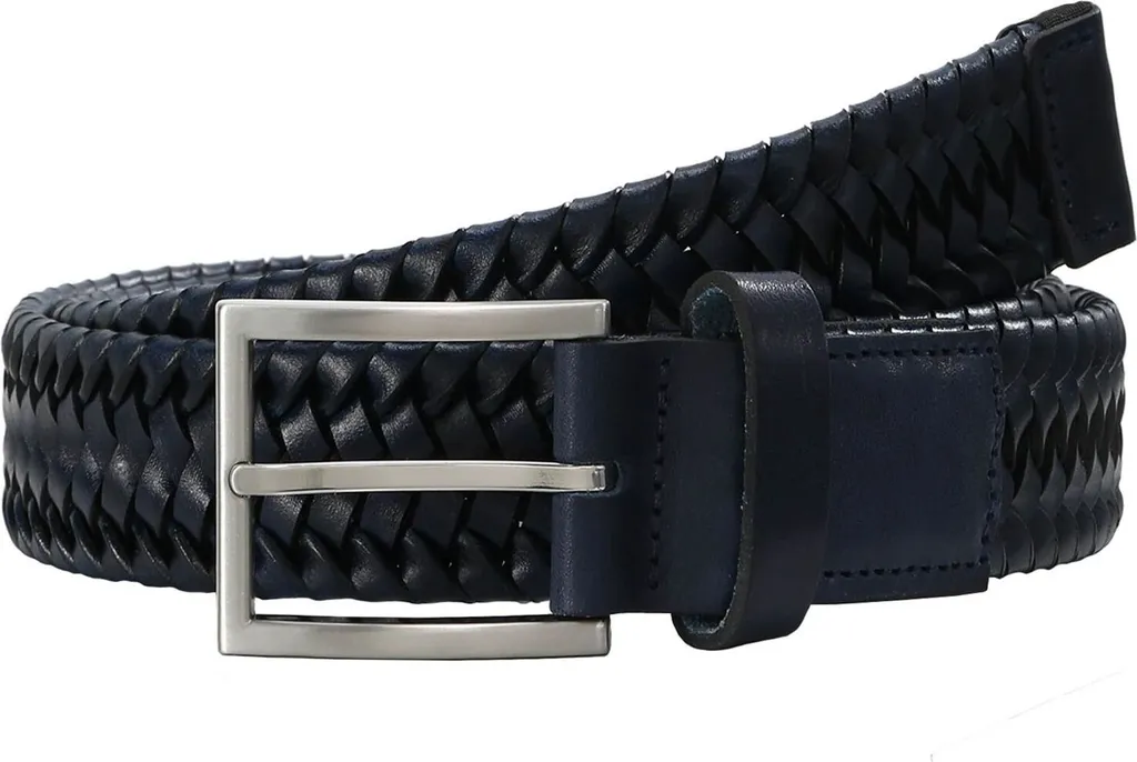 Cintura LLOYD Uomo Intrecciata Blu Marine 90cm | Accessorio Luxury
