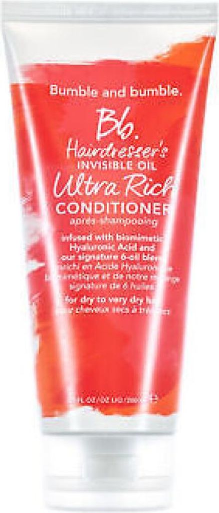 Bumble And Bumble BB Hairdresser's Invisible Oil Ultra Rich Conditioner pflegender Conditioner für sehr trockenes und geschädigtes Haar 200 ml