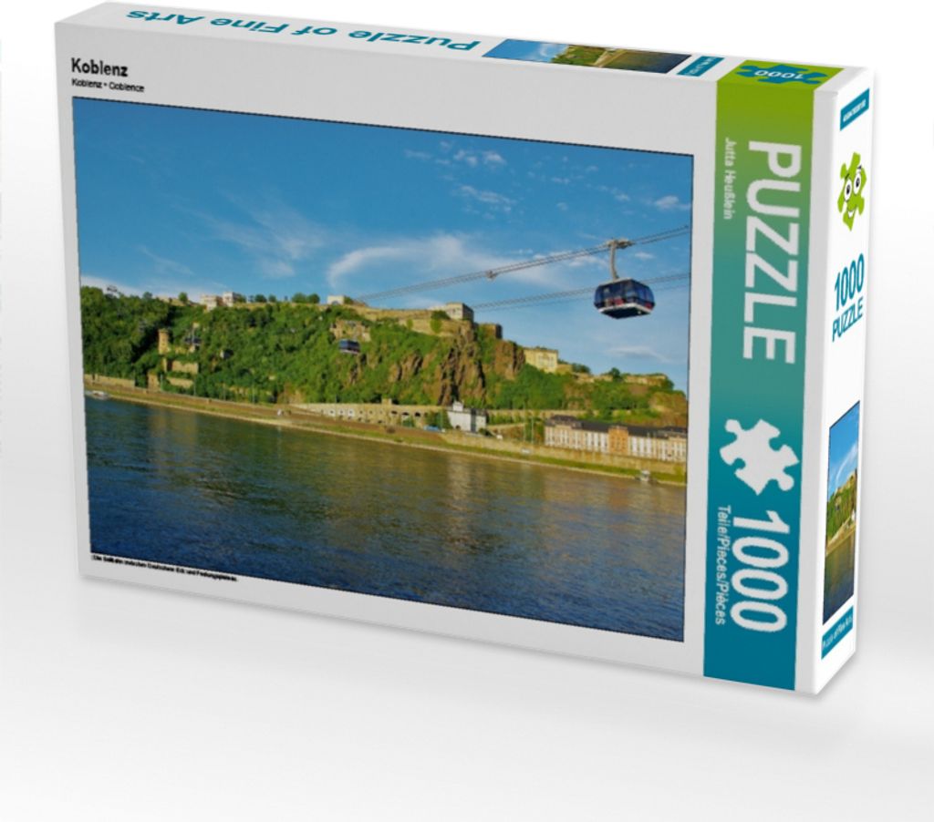 Calvendo Koblenz 1000 Teile Puzzle quer 640x480mm, Heußlein Jutta; 7414735