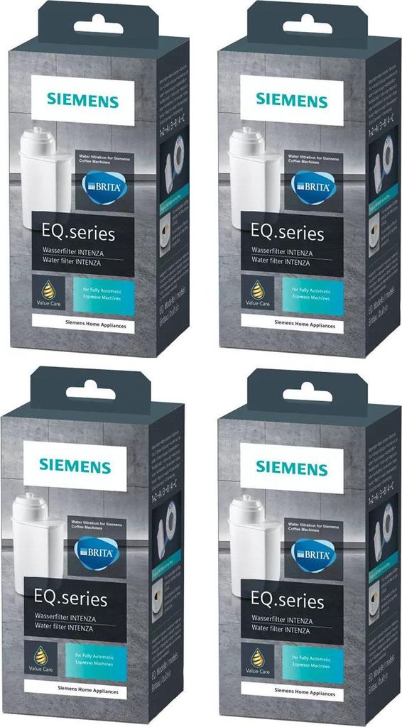 BOSCH SIEMENS 4 x TZ70003 Brita Wasserfilter Intenza für Kaffeevollautomaten