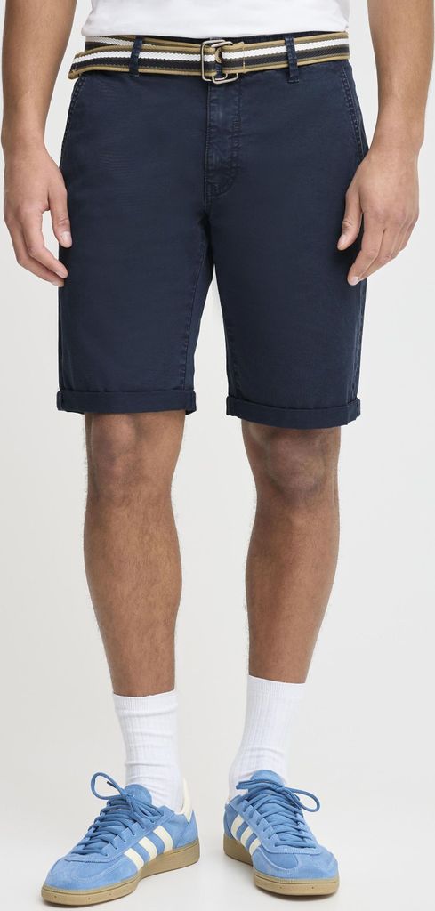 Blend BHBruno Herren Chino Shorts Bermuda kurze Hose mit Gürtel Stretch Eingrifftaschen Baumwollmischung Regular fit