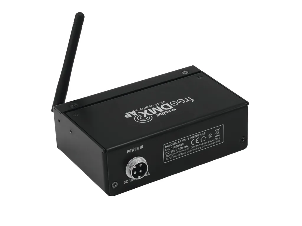 Système de Contrôle Éclairage Wi-Fi Interface DMX sans fil Eurolite AP
