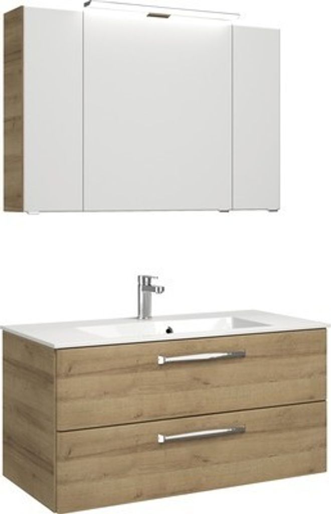 Pelipal Badmöbel-Set Kumba BxHxT 107 x 200 x 50 cm Produktbild 