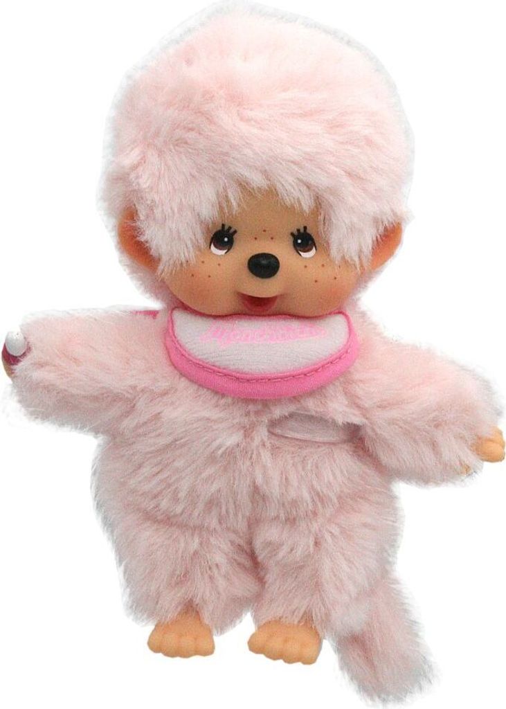Junge Rosa | 13 cm | Monchhichi Color Puppe | mit Produktbild 