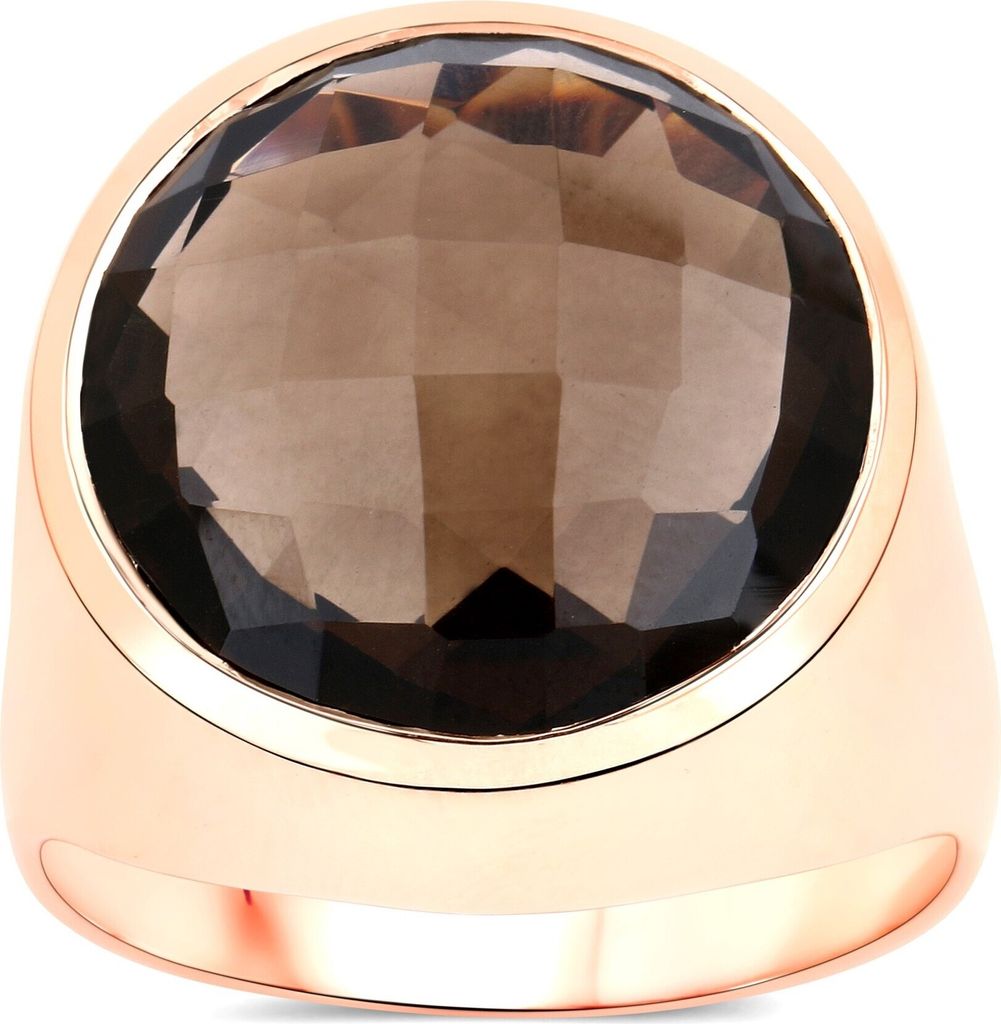 Vira Jewels Ring 925/- Sterling Silber rot 017 (53,5) Rauchquarz braun 147270001RV
