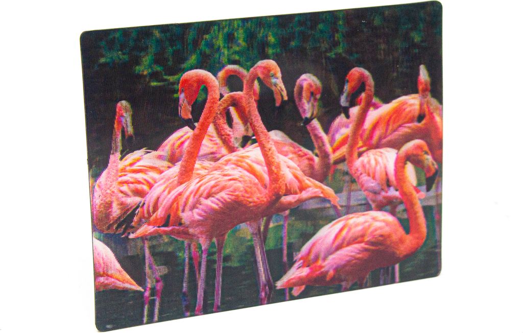 3D Magnet Flamingos