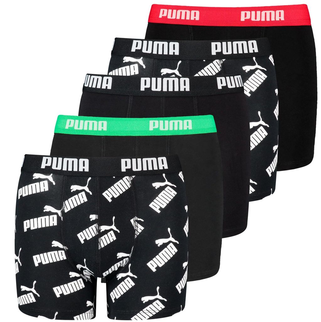 Puma Children Uni Boxer Unterwäsche, Schwarz, 146-152 EU Produktbild 