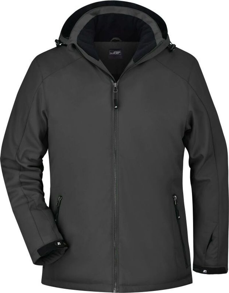 Elastische, gefütterte Softshelljacke black, Gr. XL