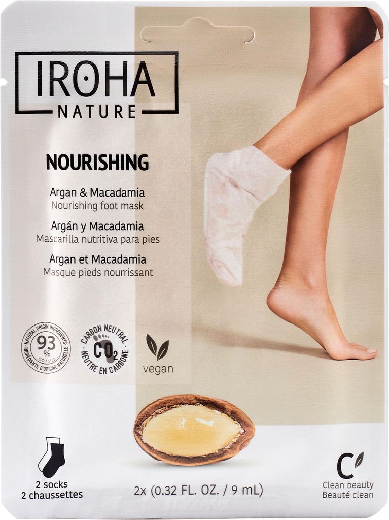 Iroha Nature Argan y Macadamia Nourishing Socks 1 U