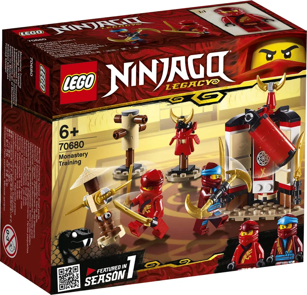 Jeu de construction Ninjago 70680 Entraînement au Temple Ninja LEGO